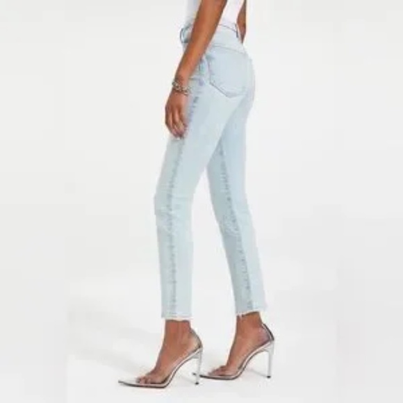 Good American Good Classic Frayed Hem jeans size 4/27 - Picture 2 of 5